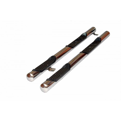 Защита порогов Труба с проступью d76 нерж.