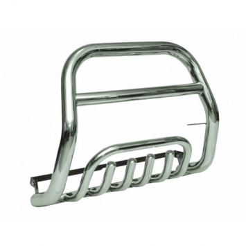 Защита передняя с доп. защ. двигателя Труба сверху d63.5 нерж.