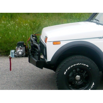 Силовой бампер передний с адаптером съёмной лебёдки